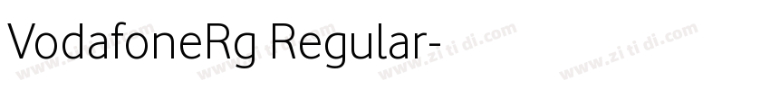 VodafoneRg Regular字体转换